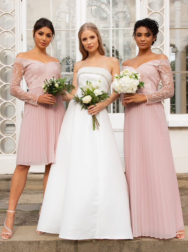 Lace and Lace Trim Bridesmaid Dresses ...